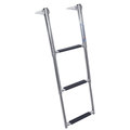 Windline Windline TDL-3X Over Platform Telescoping 3-Step Ladder - Stainless Steel Steps TDL-3X